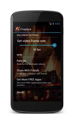 Fireplace android App screenshot 0